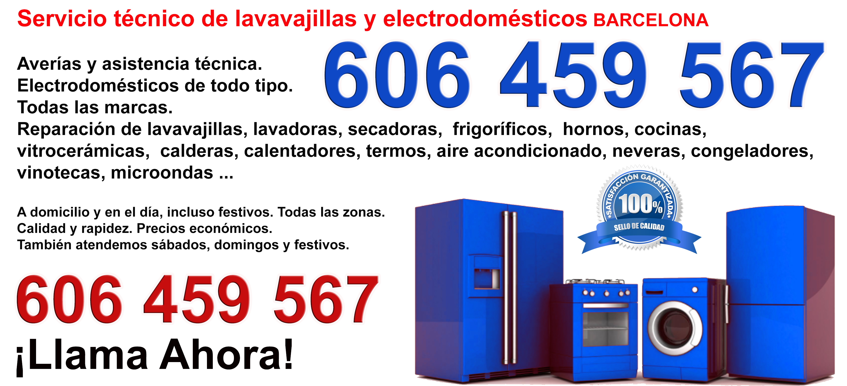 Reparacion Electrodomesticos BARCELONA